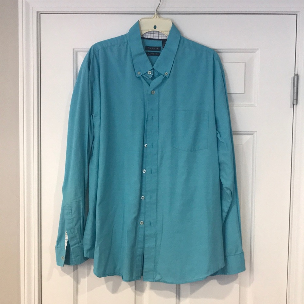 Van Heusen Button Down Dress Shirt XL
